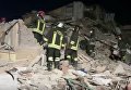 В Риме рухнул жилой дом, погибли два человека. Видео