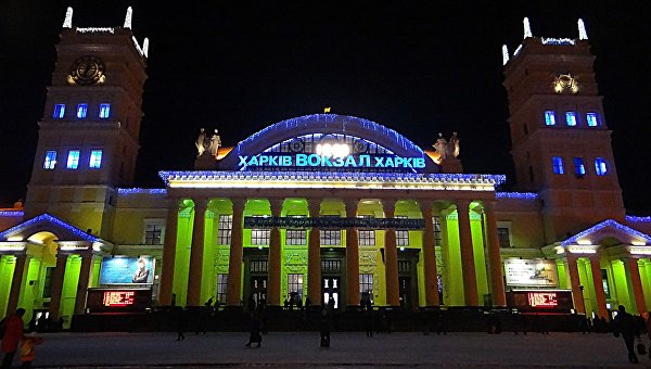 Железнодорожный вокзал в Харькове. Архивное фото