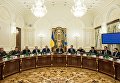 Заседание СНБО во главе с президентом Петром Порошенко