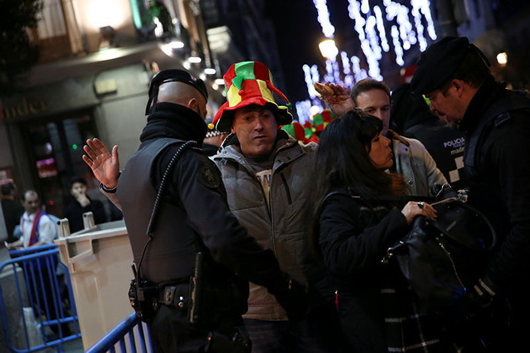 Усиленный контроль в Мадриде в новогодние праздники