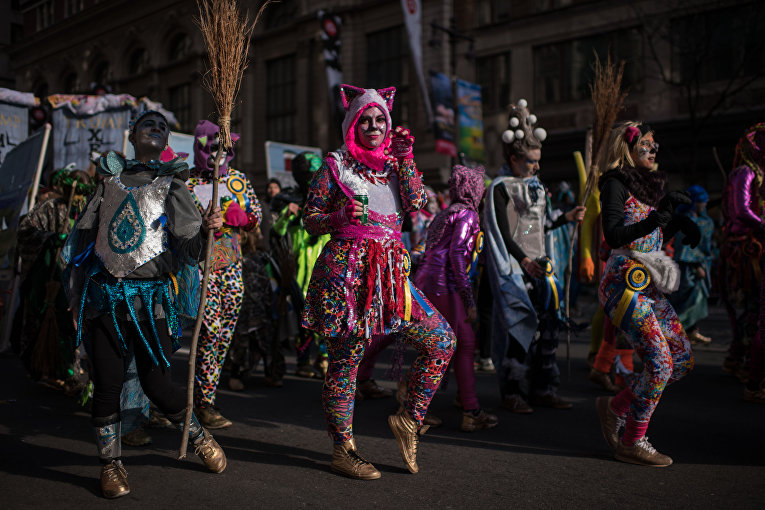 Парад ряженых в Филадельфии