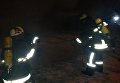 Пожар в банном комплексе в Запорожье