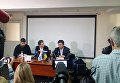 Новый глава ОБСЕ Себастьян Курц и Павел Климкин в ходе визита в Донбасс