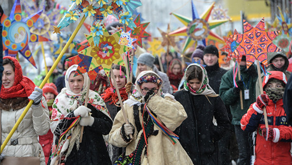 Рождественское шествие в Киеве. Архивное фото