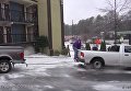 Снежный шторм в Северной Каролине
