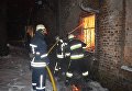 Масштабный пожар в мебельном цеху Чернигова