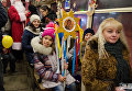 Рождественский трамвай в Харькове