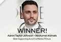Аарон Тейлор-Джонсон завоевал награду Золотой глобус за лучшую мужскую роль второго плана