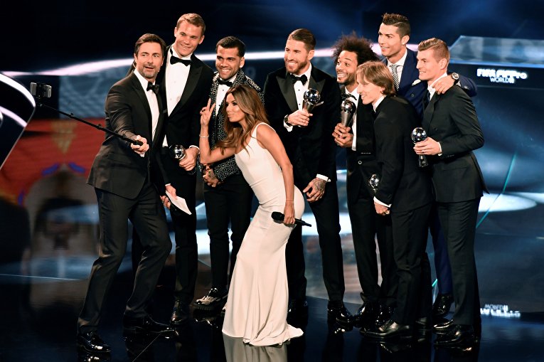 Церемония The Best FIFA Football Awards 2016.