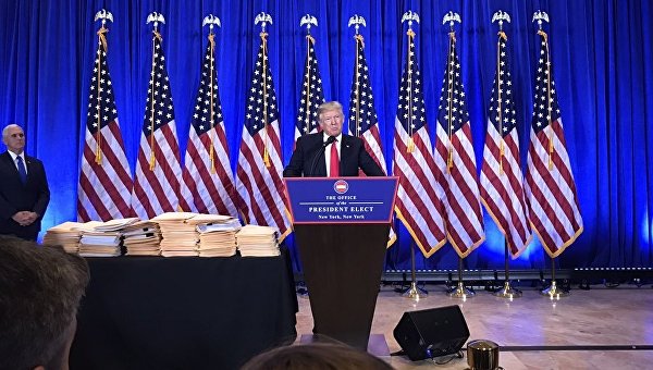 Первая пресс-конференция Дональда Трампа