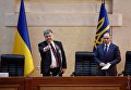 Президент Украины Петр Порошенко и глава Одесской ОГА Максим Степанов