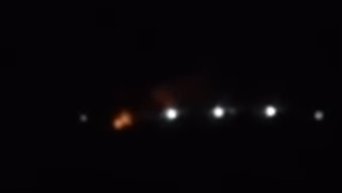 Ракетный удар Израиля по сирийской военной базе под Дамаском. Видео