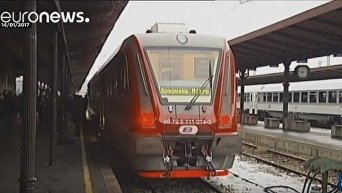 Сербский поезд не доехал до Косова