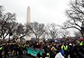 Акция протеста против Трампа в Вашингтоне