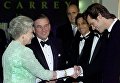 Джим Керри с королевой Великобритании