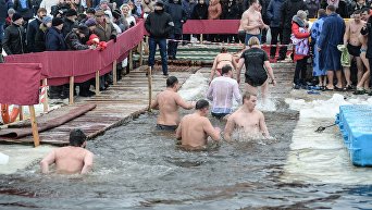Крещенские купания в Киеве. Архивное фото