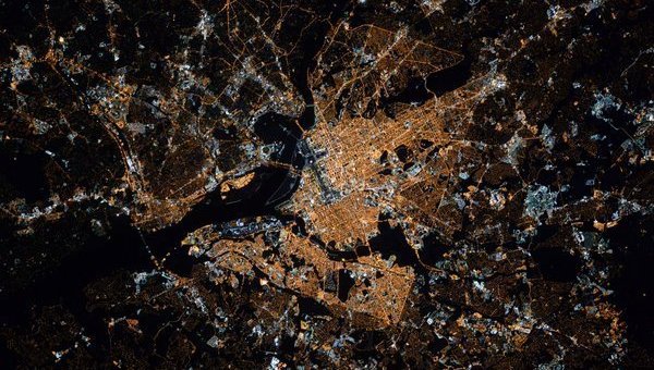 НАСА опубликовало архивные космические снимки Вашингтона в честь инаугурации Трампа