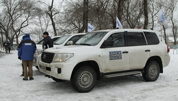 Миссия ОБСЕ в Донбассе. Архивное фото