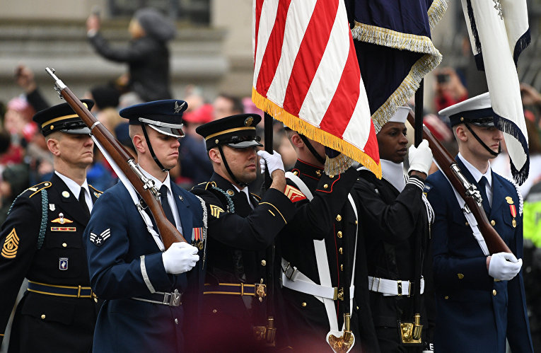 Парад в честь инаугурации президента США Д. Трампа в Вашингтоне