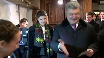 Встреча четы Порошенко с украинской диаспорой в Эстонии