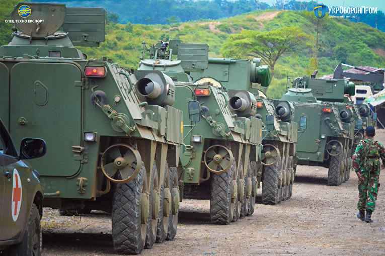 Испытания украинских БТР-4М для морпехов в Индонезии