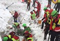 Работа спасателей в Италии