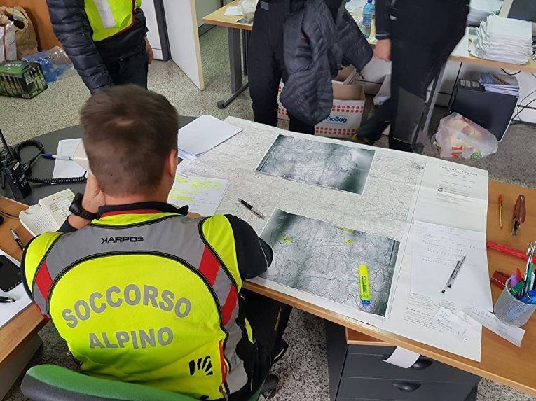 Работа спасателей в Италии