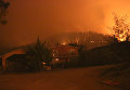 Последствия масштабного пожара в Чили