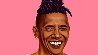 Барак Обама в образе хипстера