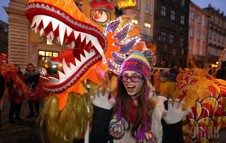 Празднование Китайского Нового года во Львове