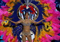 Участница от Виргинских островов на конкурсе Мисс Вселенная
