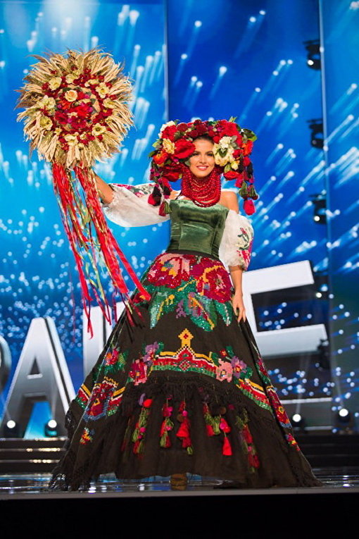 Участница от Украины на конкурсе Мисс Вселенная
