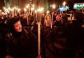 Факельное шествие ко Дню памяти Героев Крут в Киеве