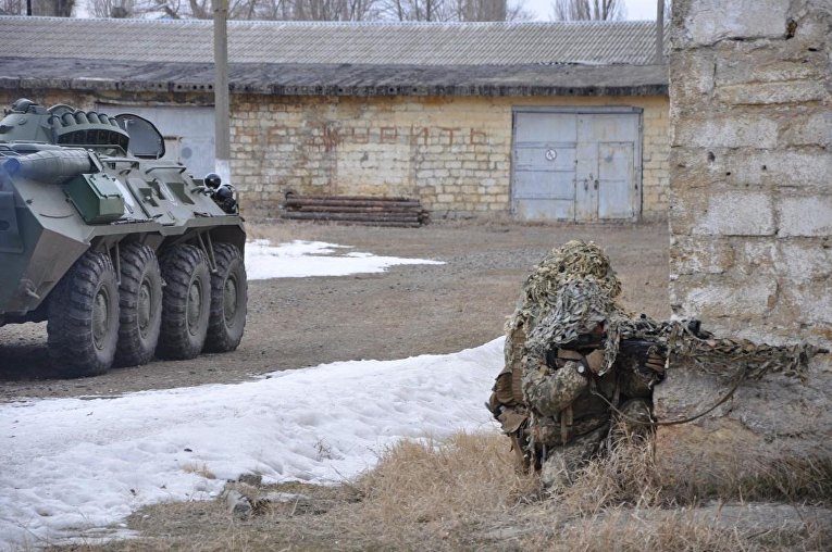 Учения морской пехоты ВМС Украины под Одессой