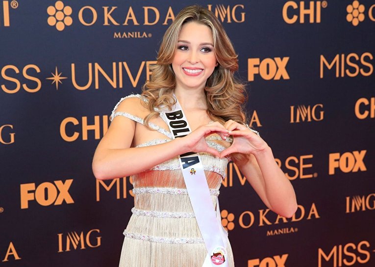 Представительница Боливии на конкурсе Мисс вселенная Антонелла Москателли