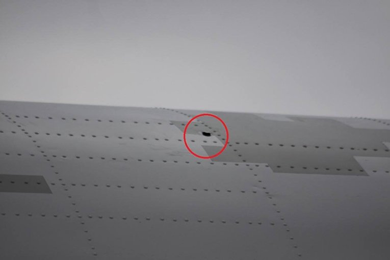 Украинский транспортный самолет, который, по заявлению Святослава Цеголко, обстрелян в Черном море во время тренировочного полета