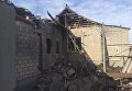 Последствия обстрела Авдеевки. Кадры полиции Донецкой области