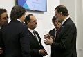 Саммит ЕС на Мальте - президент Франции Франсуа Олланд и премьер Испании Мариано Рахой