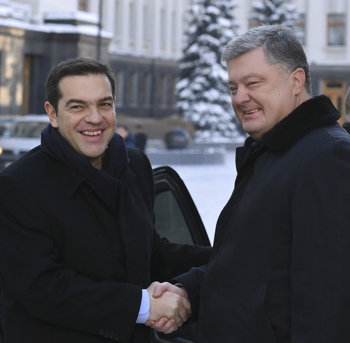 Встреча президента Порошенко и греческого премьера Ципраса