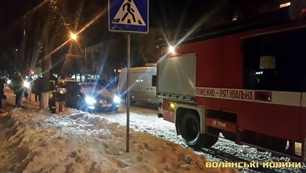 В Луцке загорелось авто депутата Андрея Козюра