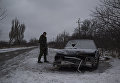 Ополченец в Донбассе