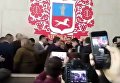 Драка депутатов и активистов в Черкасском горсовете