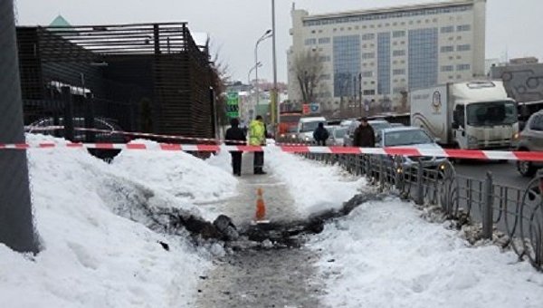 Подземный взрыв в центре Киева