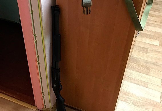 Оружие, изъятое после стрельбы в Харькове