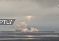 Старт ракеты Falcon 9 с космическим кораблем Dragon