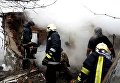 Взрыв и пожар в Одесской области