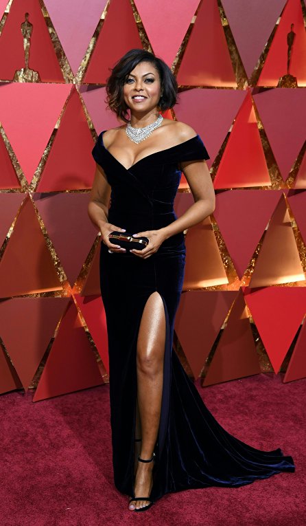 Актриса Тараджи Хенсон на церемонии награждения Оскар