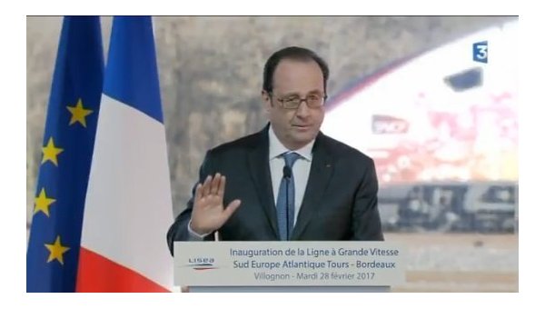 Выступление Франсуа Олланда, во время которого прозвучал выстрел