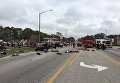 ДТП в Алабаме: авто врезалось в колонну школьников