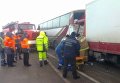В Липецкой области попал в ДТП автобус из Украины